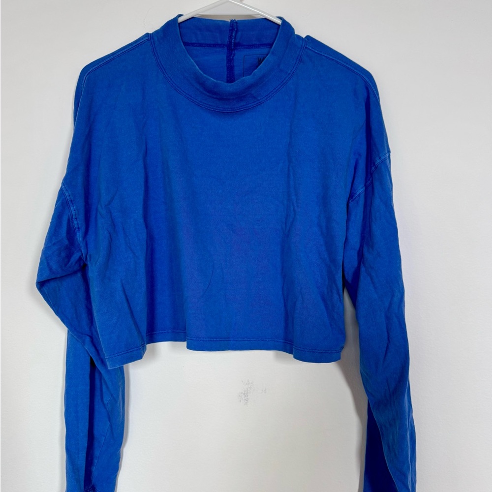 FP Movement by Free People Electric Blue Crop Top